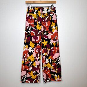 Anthropologie x Maeve The Colette Cropped Pant in Floral Mod - Size 27